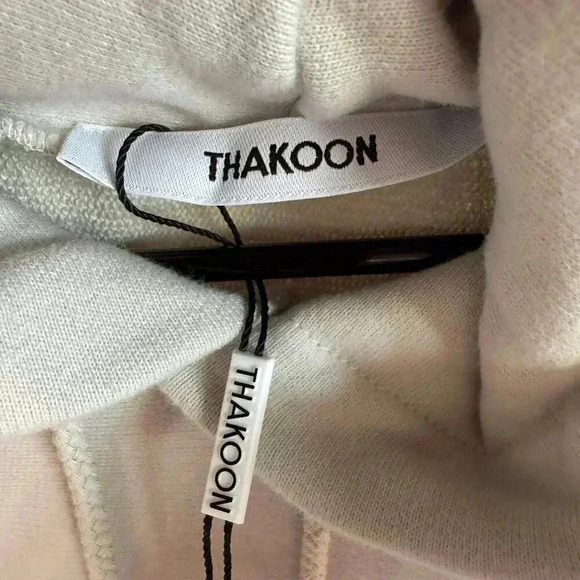 Thakoon Womans Logo 'T' Drawstring Hoodie Size XS - Picture 9 of 9